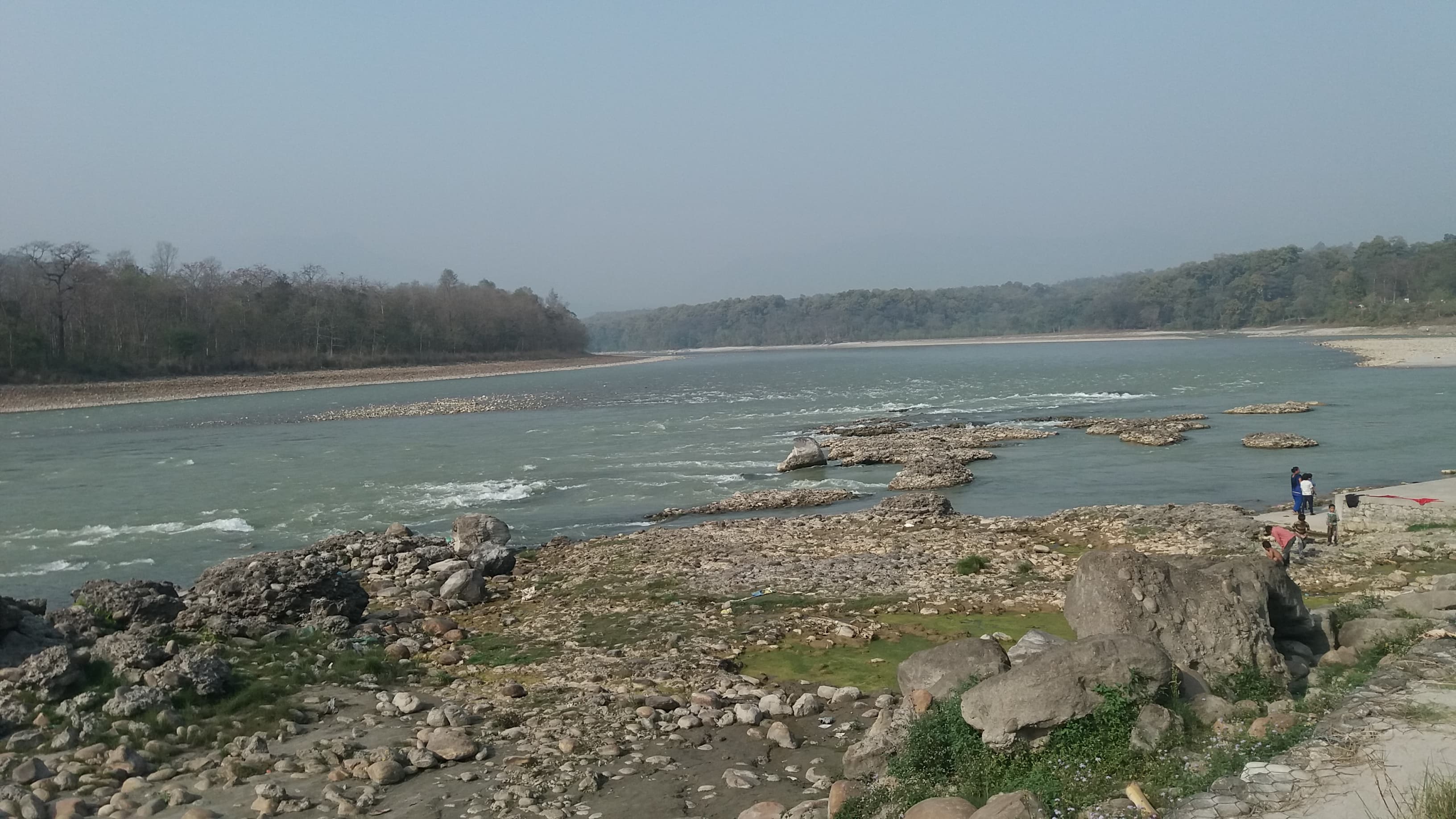 Narayani river in Chitwan